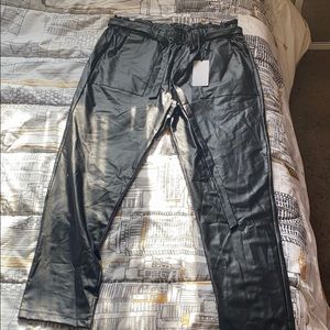 Leather Casual Pants